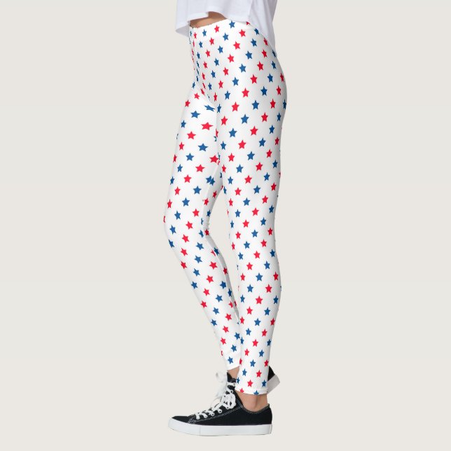 Stars Print Women's Leggings (Left)