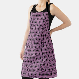 Stars Purple and Black Apron