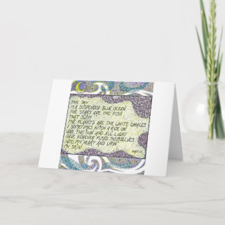 Stars Quote Greetings Card