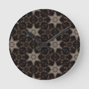 Stars Round Clock