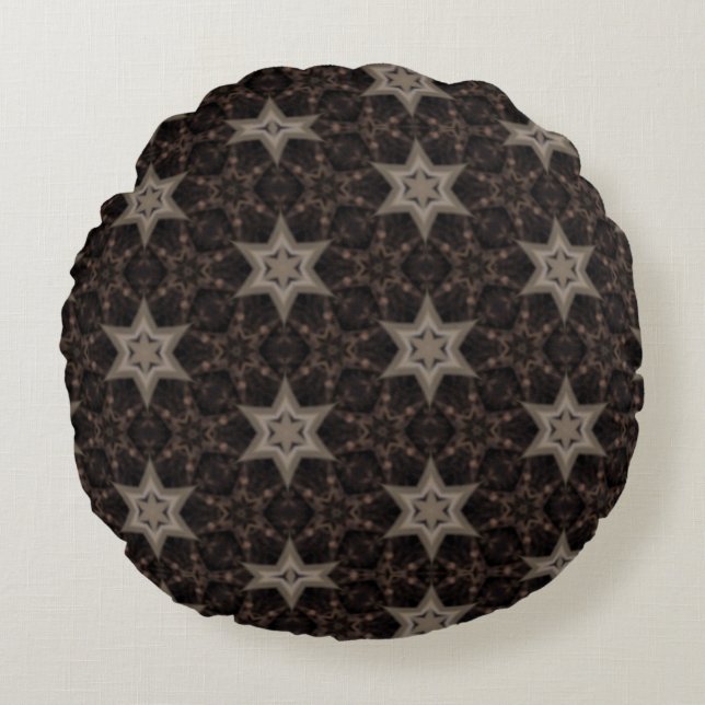 Stars Round Pillow (Front)