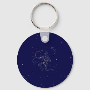 stars sagittarius keychain