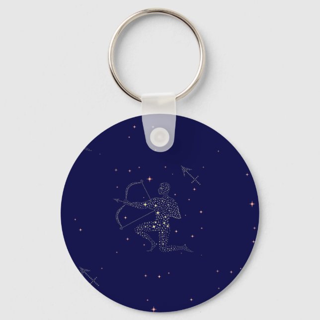 stars sagittarius keychain (Front)
