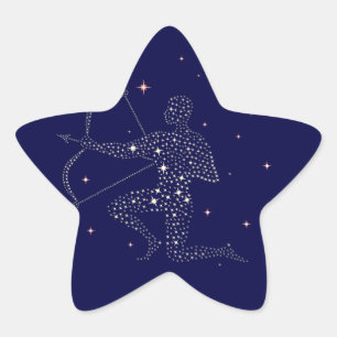 stars sagittarius star sticker