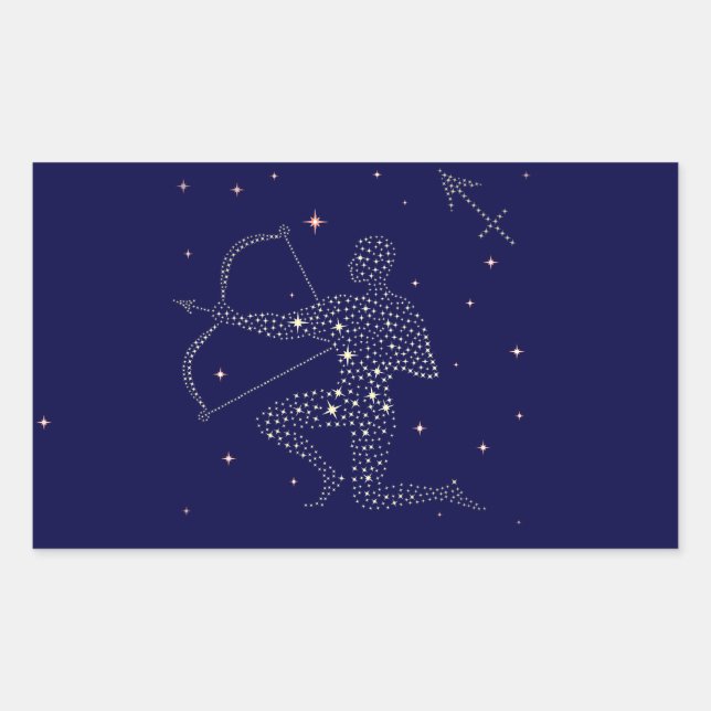 stars sagittarius sticker (Front)