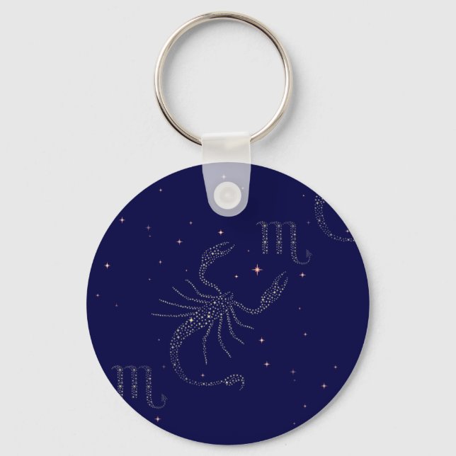 stars scorpio keychain (Front)