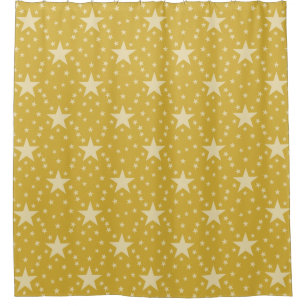 Stars seamless pattern white transparent
