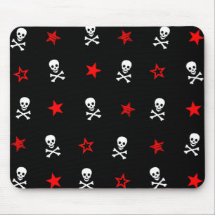 Stars, Skulls and Crossbones Mouse Pad