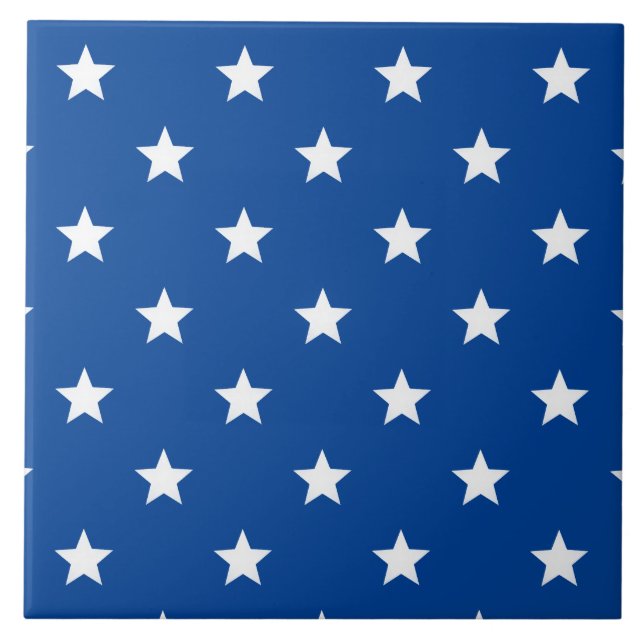 Stars Spangled Banner Stars Tile (Front)