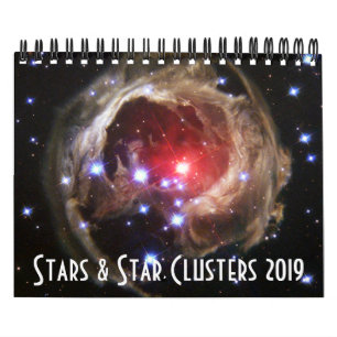 Stars Star Clusters 2019 Space Astronomy NASA Calendar