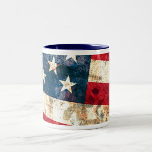 Stars & Stripes #1 - 11 oz Two-Tone Coffee Mug