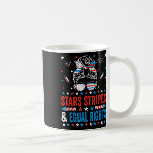 Stars Stripes And Equal Rights 4th Of July Womens  Coffee Mug