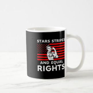 Stars Stripes And Equal Rights 4th Of July Womens Coffee Mug