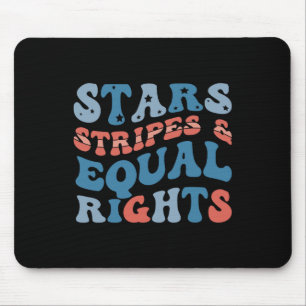 Stars Stripes And Equal Rights 4th Of July Women's Mouse Pad