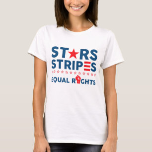 Stars Stripes And Equal Rights 4th Of July Women's T-Shirt