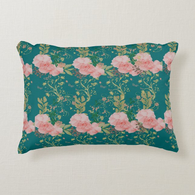 "Stars, Stripes, and Soft Nights." Accent Pillow (Front)