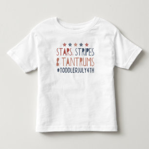 Stars Stripes and Tantrum Toddler T-shirt