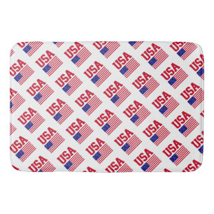 Stars, Stripes, and USA Pride  Bath Mat