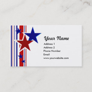 Stars & Stripes Business Card