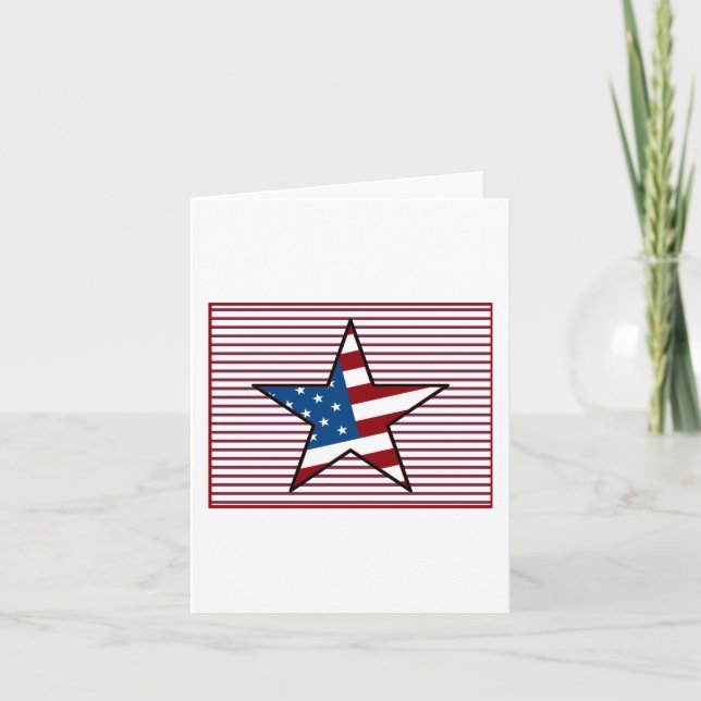 STARS & STRIPES CARTES POUR NOTES (Devant)