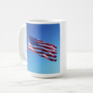 Stars, Stripes & Coffee – Patriotic American Flag  Coffee Mug