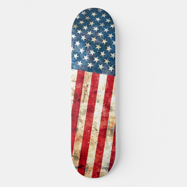 Stars & Stripes Deck Skateboard (Front)