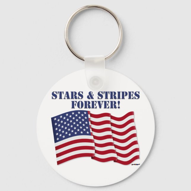 STARS & STRIPES FOREVER! KEYCHAIN (Front)