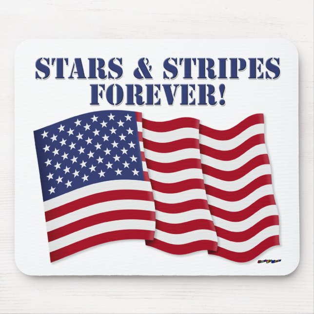 STARS & STRIPES FOREVER! MOUSE PAD (Front)