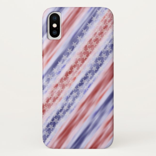 Stars & Stripes Graphic iPhone Case (Back)