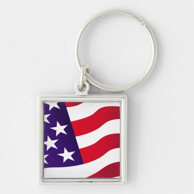 Stars & Stripes Keychain (Front)