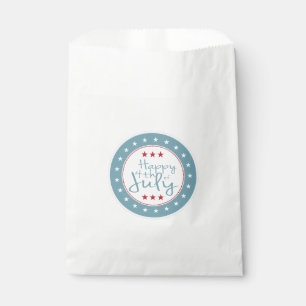 Stars & Stripes Patriotic Paper Goodie Bags