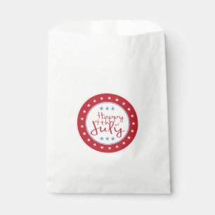 Stars & Stripes Patriotic Paper Goodie Bags