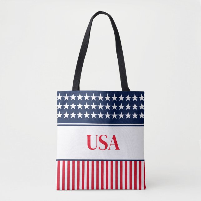 Stars & Stripes Tote Bag (Front)
