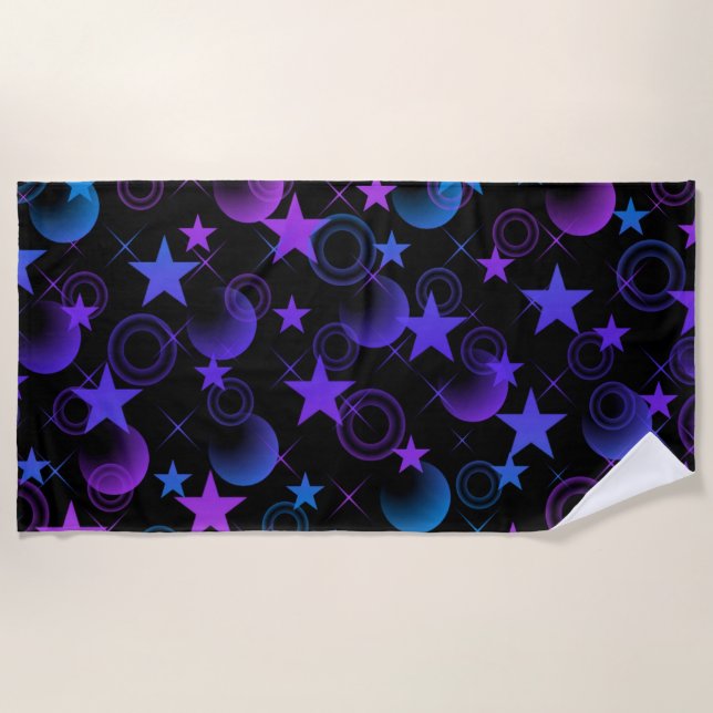 Stars & Stuff Beach Towel (Front)