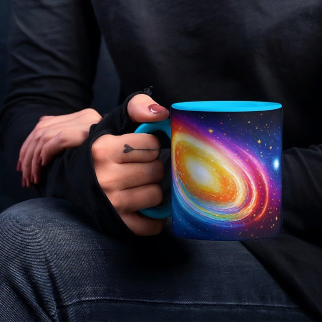 stars stylish galaxy trendy cool colourful fantasy mug (Creator Uploaded)