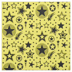 Stars Tattoos black + your ideas Fabric