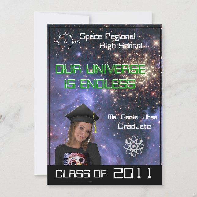 Stars The Limit Graduation Invitaion Invitation (Front)