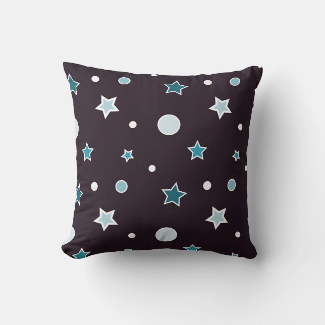 Stars Throw Pillow (Front)