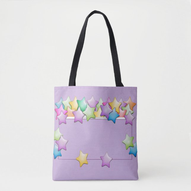 Stars Tote Bag to Personalize (Front)