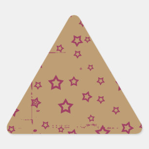stars triangle sticker