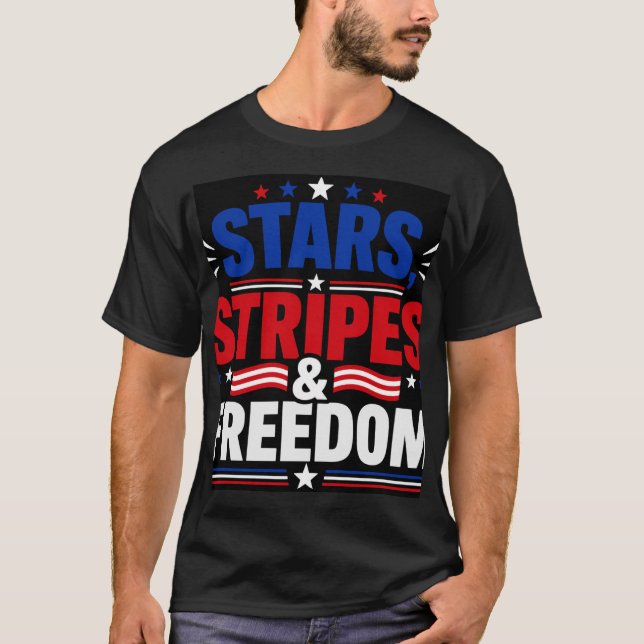Stars Trips & Freedom T-Shirt (Front)