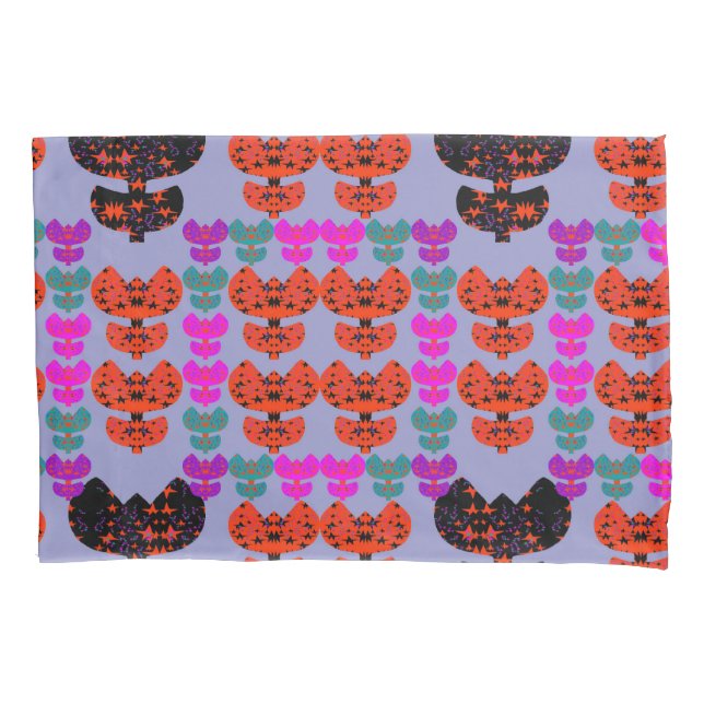Stars Tulips Pillowcase (Front)
