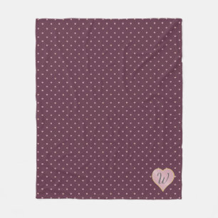 Stars Within Hearts on Port Fleece Blanket