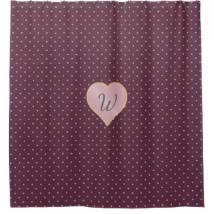 Stars Within Hearts on Port Shower Curtain
