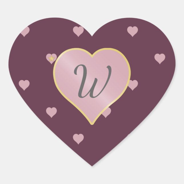 Stars Within Hearts on Port Sticker (Front)