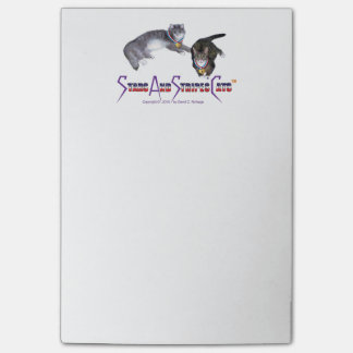 StarsAndStripesCats notes, 4 x 6 Post-it Notes