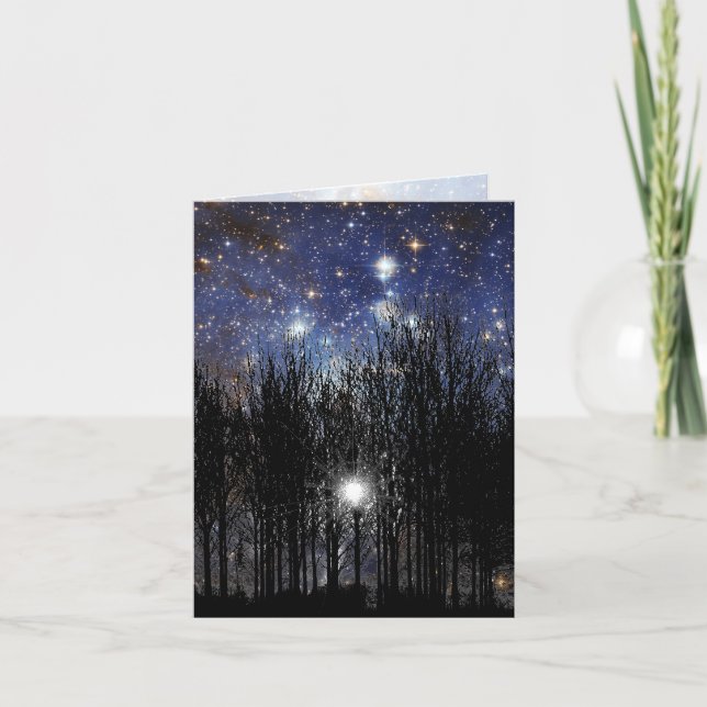Starscape & Trees - Note Card (Front)