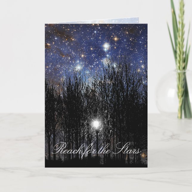Starscape & Trees : Reach - Carte de voeux (Devant)