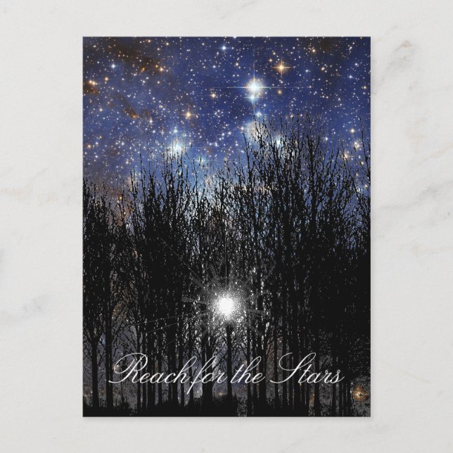 Starscape & Trees: Reach - Postcard (Front)