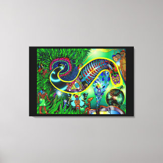 StarSeed Awakening, a purging of corruption.... Canvas Print